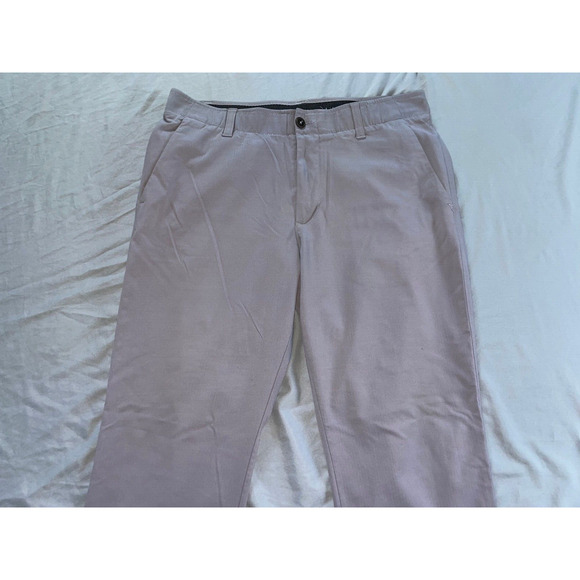 Under Armour Flat Front Flex Waist Microfiber Golf Pants. Men's 34X30, GUC!! - Picture 5 of 9